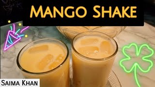 Mango Chunk Shake Recipe in Urdu/Hindi | Global Remedies by Saima Khan