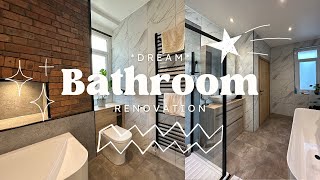 We found a HIDDEN Fireplace?! | Dream Bathroom Renovation | 2flats1house