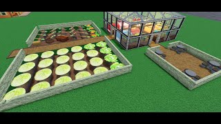 How To Build A Vegetable Garden No Pass | Theme Park Tycoon 2 | TPT" | Roblox | Tutorial