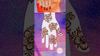 Henna scraping ASMR || Simple mehndi design for hands|| #tiktok #asmr #viral #asmrsound #shorts