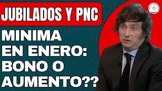 JUBILACIÓN MÍNIMA ENERO 2024: ¿Hay AUMENTO o BONO? ➡️ cuanto cobran? PUAM PNC Y JUBILADOS