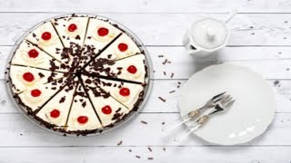 White Forest Cake Recipe | White Forest Cake without Oven | How to make white forest cake