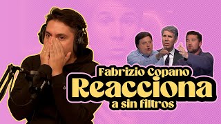 Fabrizio Copano reacciona a sin filtro