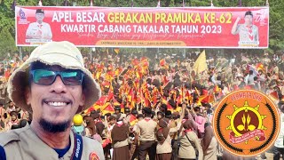 Apel Besar Pramuka Kwarcab Takalar - Tahun 2023 #upacara #atraksi #semaphore