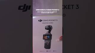 Unboxing my DJI Osmo Pocket 3 Creator Combo Kit & What It Comes With