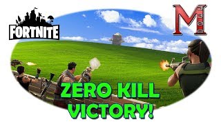 Fortnite Zero Kill Victory! | Lots Of Running...Lots Of Missed Shots