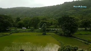 Train travels alongside a road near Veer | Scene 1