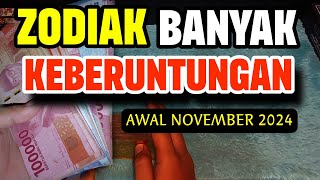 6 ZODIAK BANYAK KEBERUNTUNGAN AWAL NOVEMBER 2024