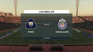 PRONÓSTICO PARA EL PUMAS vs Chivas de Guadalajara (GAMEPLAY) | GUARD1ANES 2020