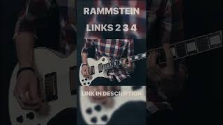 Rammstein - Links 2 3 4 - Guitar cover by - #shorts