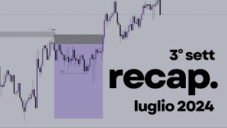 Riepilogo trade | 3° Settimana - Luglio 2024 | My Trading Journey