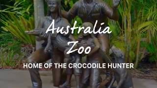 VISITING AUSTRALIA ZOO, HOME OF THE CROCODILE HUNTER - 2014