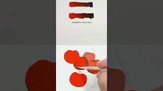 4 formas de oscurecer el color rojo en oleo #reels #pintura