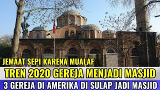 BIKIN MERINDING !! Jemaat Kabur, 3 Gereja Di Amerika Di Rubah Menjadi Masjid