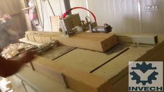 Wood Sawdust Block Making Machine With Cutting Saw