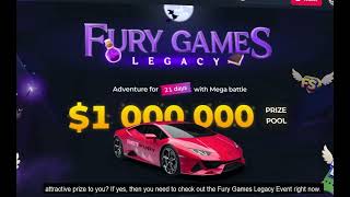 BetFury Games Legacy Event($1,000,000 Prize Pool)!😲🚀