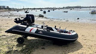 INFLATABLE BOAT FISHING The South Coast for RAYS | SIB Fishing UK | Sea Fishing UK