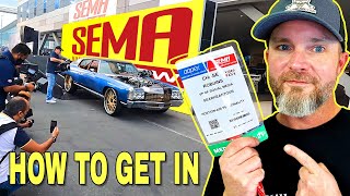 How can I go to the SEMA Show?