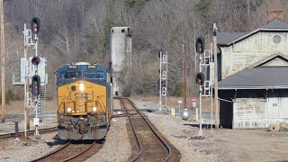 Railfanning Lynchburg VA: A Full Day of CSX, NS 8101 & Roanoke