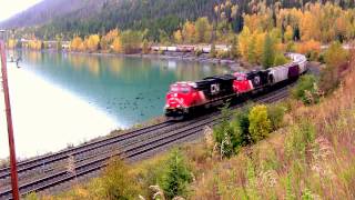 Trackside along Canadian National's Albreda subdivision - British Columbia