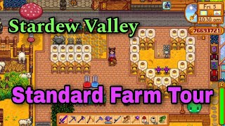 STARDEW VALLEY | STANDARD FARM TOUR | Visiting my farm after quite a long time lol