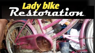 Lady bike 20 RESTORATION with balancer #bikerestorationandmodification #bicyclerepair