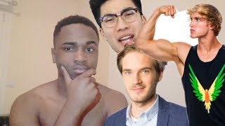 Who I'm I subscribe to?? Logan Paul, RiceGum, Pewdiepie