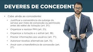 Aula 06 - o concedente e o regulador nas concessões