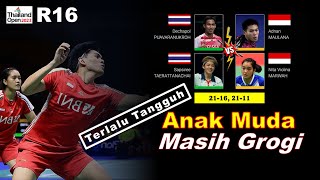 Dechapol/Sapsiree (THA) vs Maulana/Marwah (INA) | Thailand Open 2023