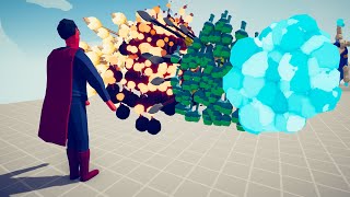 SUPERMAN vs 5x EVERY GOD - Totally Accurate Battle Simulator TABS