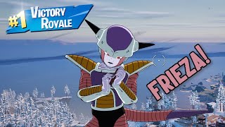 FIRST FORM FRIEZA & PERFECT CELL Duo Win Gameplay! | Fortnite Battle Royale: Chapter 5 No Builds