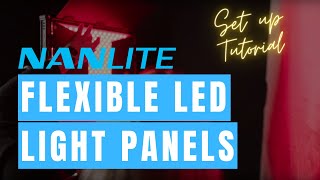 NanGuang flexible LED light panels CNST288CX2 in action