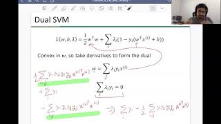 Machine Learning Class: Lagrange Multipliers and Duality of SVMs (Part 2)