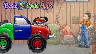 Mulle Meck (Willy Werkel) 🚗 Autos bauen 🚗 Baukasten Spiel App für Kinder