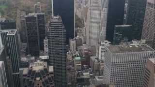 View from the Top of the Rockafeller Centre in NYC