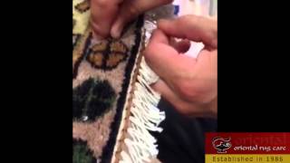 Overcasting Fringe Repair Rug Hollywood