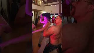 Bride dances with STRIPPING guys! #shorts #reception #dance