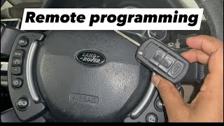 How to Re-Sync/Program a New Key on a land Rover Remote Keyfob Coding