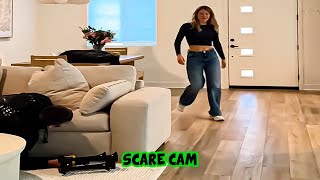 BEST SCARE CAM Priceless Reactions 2024😈#48 | Funny Videos TikTok🤣🤣 | CoCo Scare Cam |