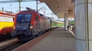 GYSEV Wagner Taurus érkezik Kelenföldre az Ikva InterCity-vel.