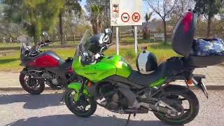 V'strom 2017  y Kawasaki versys 650 del 2009