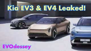 Kia EV3 & EV4 Concept image leaked a few hours early! see link below for full EV day video