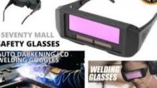 Kacamata Las Otomatis Gelap - Welding Googles Glasses Autodark