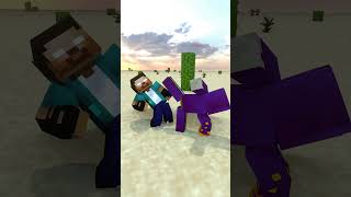 Herobrine fights the entities to rescue Alex part 4 - Baby zombie minecraft animations