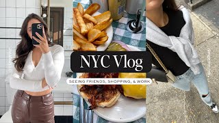 NYC VLOG: Seeing Friends, Shopping, & Work