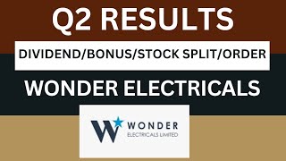 wonder electricals Q2 Results 2025 | wonder electricals Results Today | wonder Share Latest News