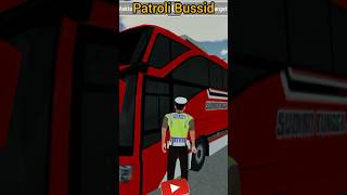 Polisi Patroli Bussid #shorts #febriashorts #gaming