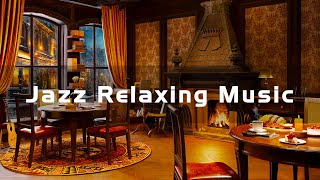 Cozy Coffee Shop Ambience with Warm Jazz Music ☕ Smooth Jazz Relaxing Music for Studying, Working