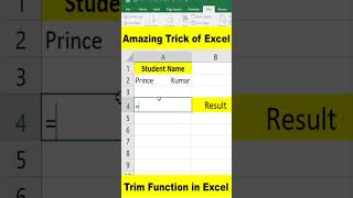 Trim Function in Excel  | Shortcut of MS Excel | Add Border | Excel Shortcut | Shortcut of MS Word |