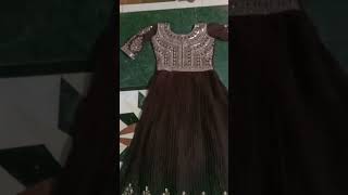 party wear gown dress #shortvideo#fashion video #viral #youtubeshorts #shorts #subscribe FR fashion